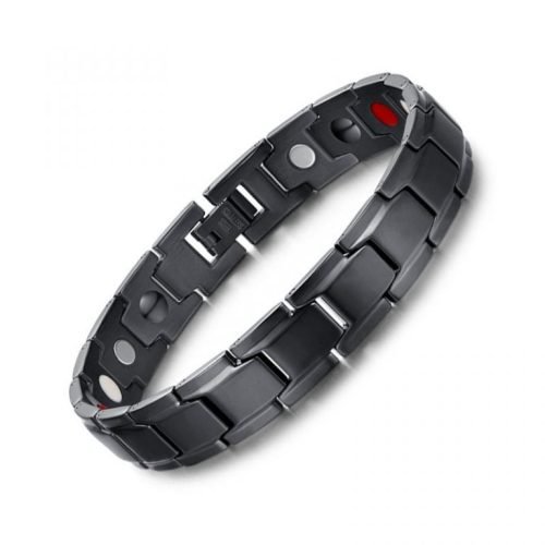 Pulsera De Magnetoterapia Negro Mate