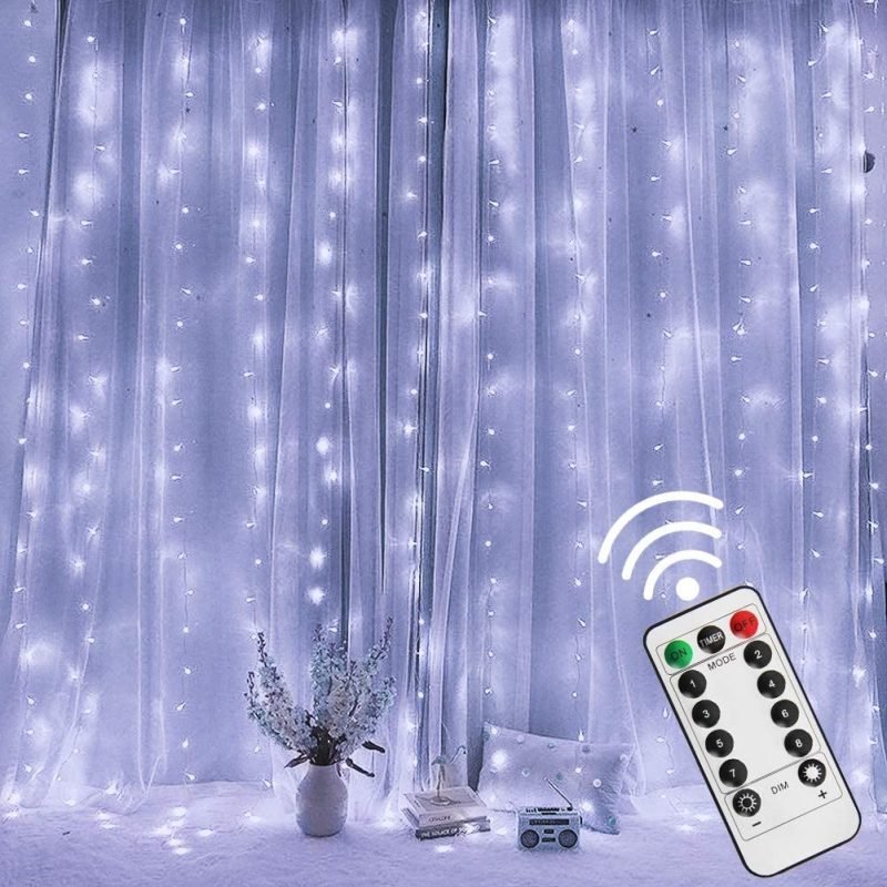 Luces LED Estilo Cortina de 3x3 Metros - Imagen 5