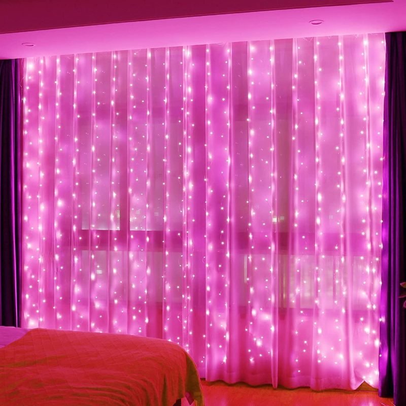 Luces LED Estilo Cortina de 3x3 Metros - Imagen 4