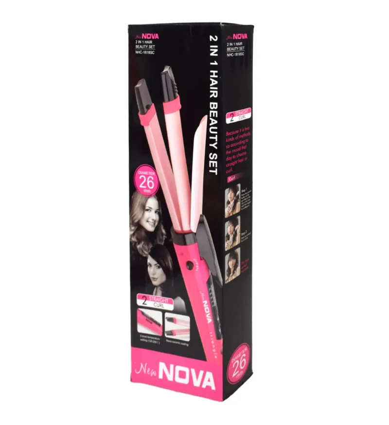 Rizadora Nova 2 en 1 rosa - Imagen 4